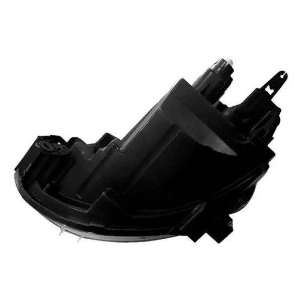 Farol March 2014 15 16 17 18 19 2020 Manual Cromado E Preto