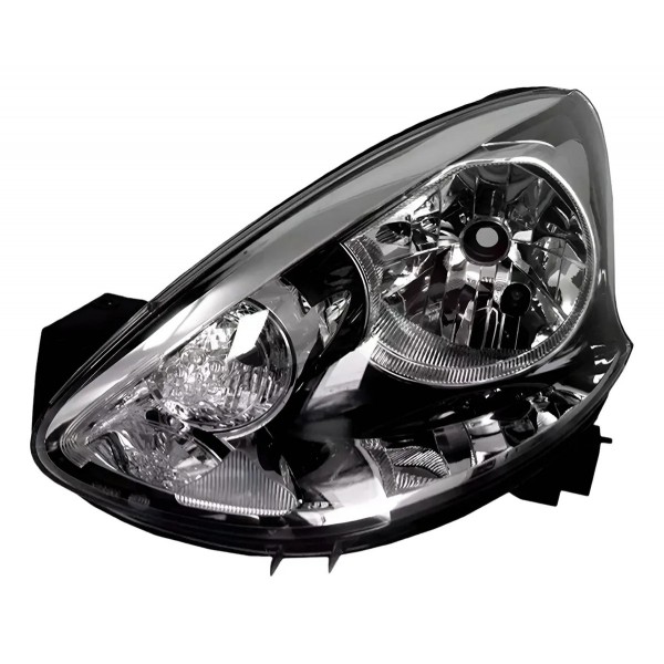 Farol March 2014 15 16 17 18 19 2020 Manual Cromado E Preto