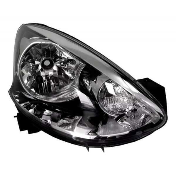 Farol March 2014 15 16 17 18 19 2020 Manual Cromado E Preto