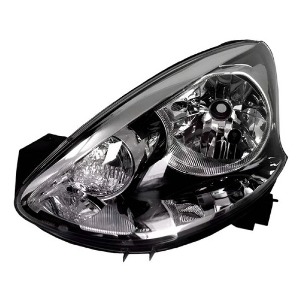 Farol March 2014 15 16 17 18 19 2020 Manual Cromado E Preto