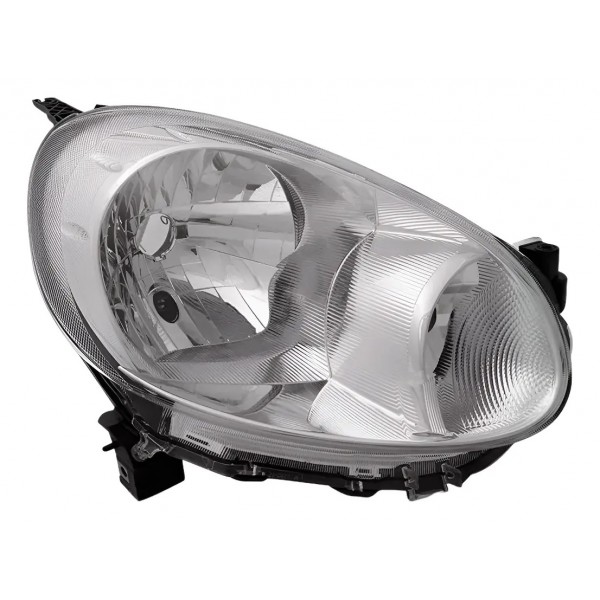 Farol Dianteiro Para Nissan March 2011 A 2013 Cromado Manual
