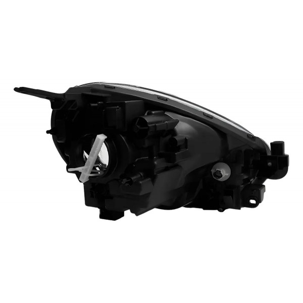 Farol Dianteiro Para Nissan March 2011 A 2013 Cromado Manual