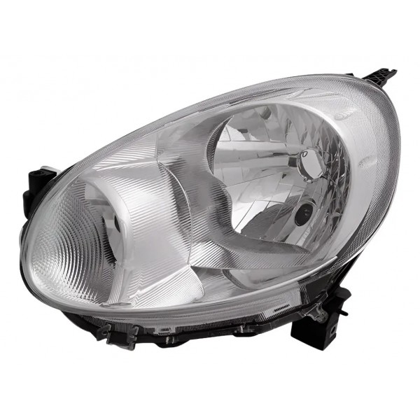 Farol Dianteiro Para Nissan March 2011 A 2013 Cromado Manual