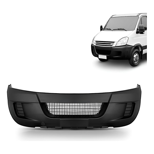 Parachoque Dianteiro Iveco Daily 08 A 12 Com Grade Filetada