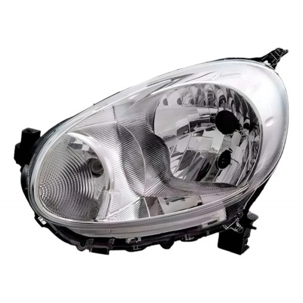Farol Para Nissan March 2011 2012 2013 Cromado Manual