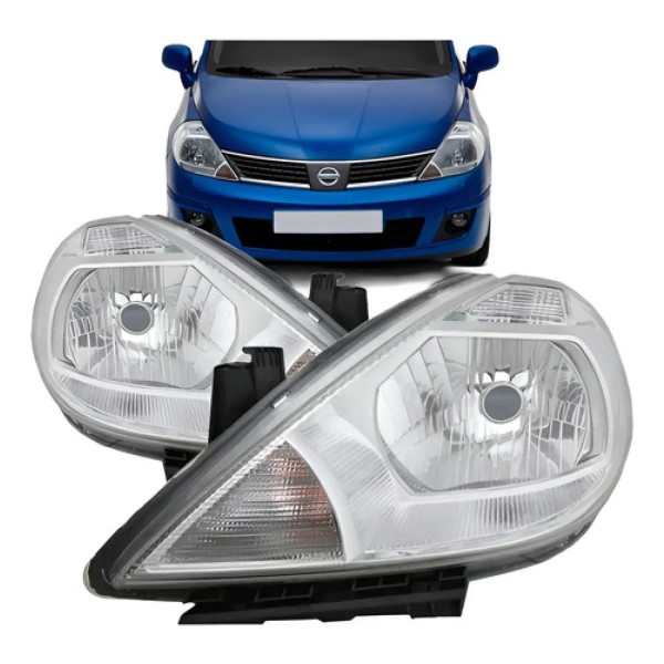 Par Farol Tiida 2007 2008 2009 2010 11 12 2013 Pisca Cristal