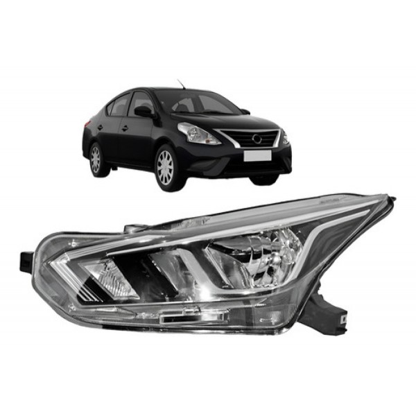 Farol Versa 2020 2021 2022 Regulagem Manual