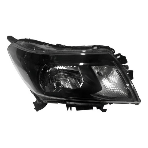 Farol Manual Para Nissan Frontier 2017 A 2021 Mascara Negra