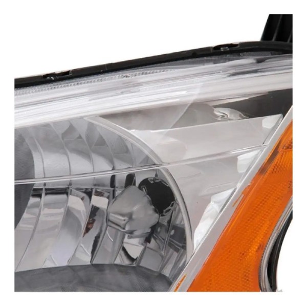 Farol Para Nissan Sentra 2014 2015 2016 Cromado Com Led