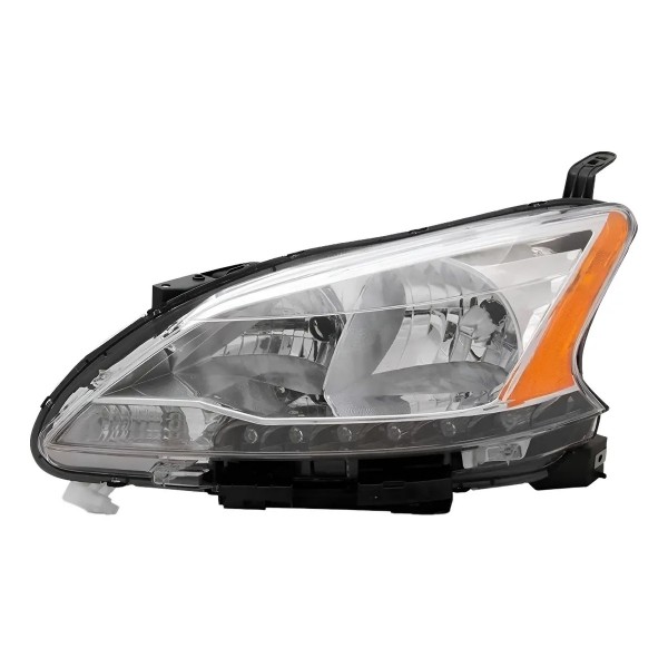 Farol Cromado Com Led Sentra 2014 A 2016