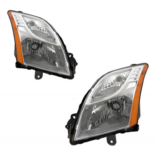 Par Farol Cromado Sentra 2010 A 2013