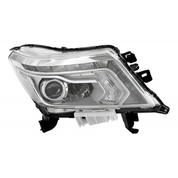 Farol Cromado Manual Frontier 2017 A 2020 C/ Led