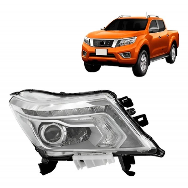 Farol Cromado Manual Frontier 2017 A 2020 C/ Led