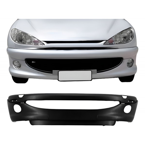 Parachoque Dianteiro Para Peugeot 206 1998 A 2003 C/ Furo