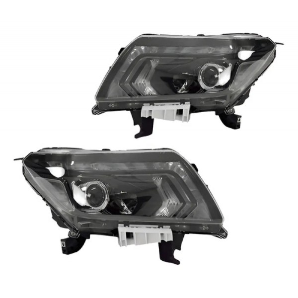 Jogo Farol Frontier Attack Mascara Negra Manual S Led 17/19