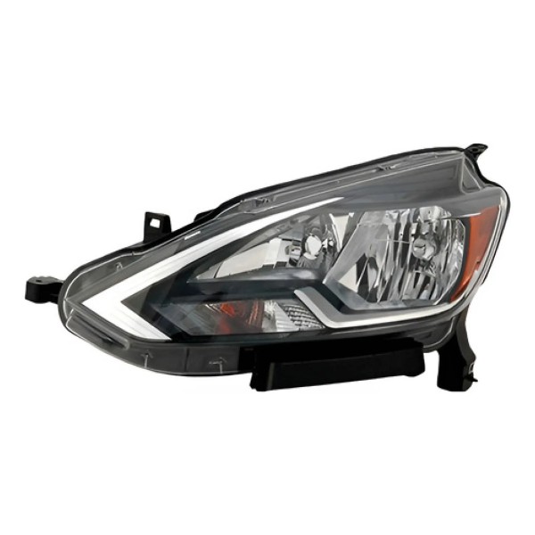 Par Farol Sentra 2016 2017 2018 Mascara Negra Sem Led