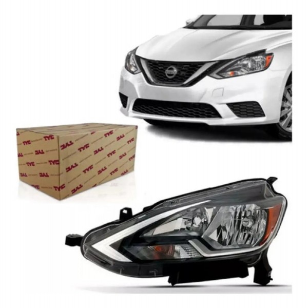 Farol Sentra 2017 2018 Manual Sem Projetor Tyc Esquerdo