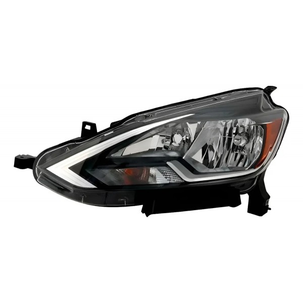 Farol Nissan Sentra 2017 2018 Manual Sem Projetor Tyc Le Esquerdo/motorista