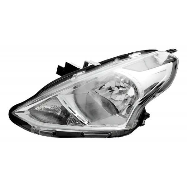 Farol Versa 2016 2017 2018 Manual Cromado