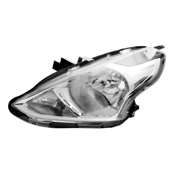 Farol Versa 2016 2017 2018 Manual Cromado