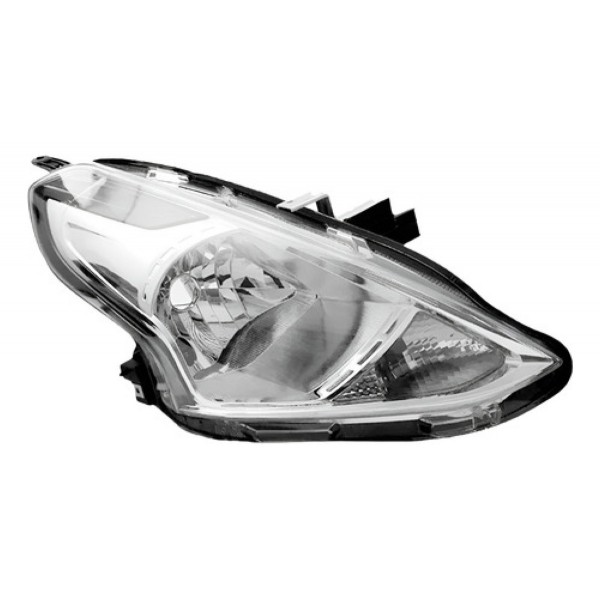Farol Versa 2016 2017 2018 Manual Cromado