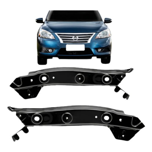 Par Suporte Radiador Sentra 2014 2015 2016