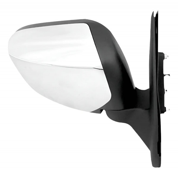 Retrovisor L200 Triton Fixo Capa Cromada 2007 A 2016