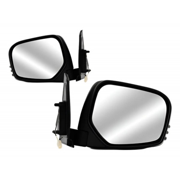 Par Retrovisor Triton 2007 A 2016 Elétrico Sem Pisca Preto