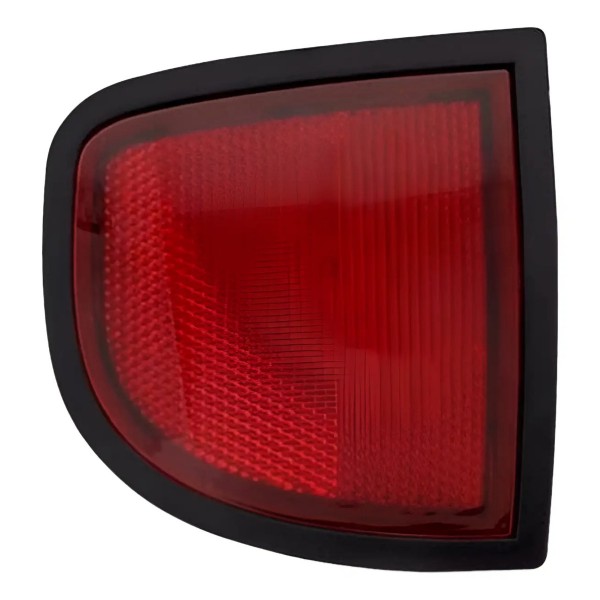 Par Lanterna Refletor Neblina L200 Triton 07 A 12 Parachoque Ambos Lados Vermelho