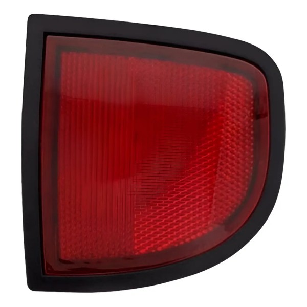 Par Lanterna Refletor Neblina L200 Triton 07 A 12 Parachoque Ambos Lados Vermelho