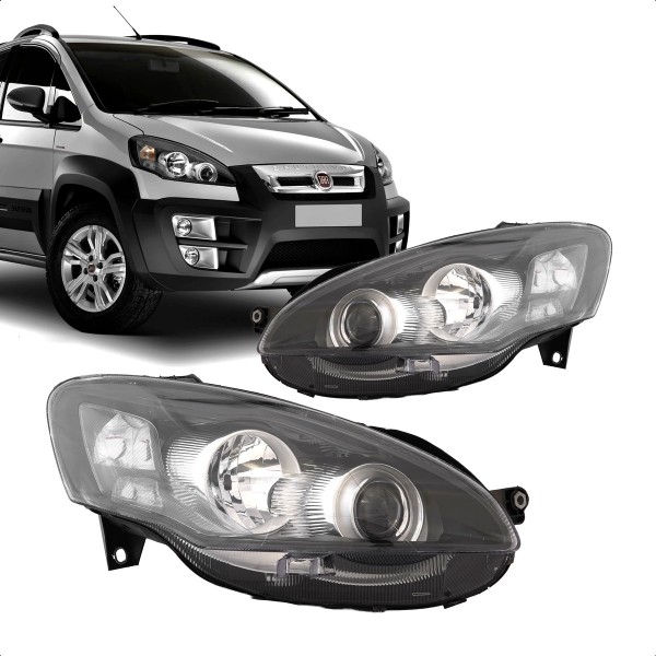 Farol Idea 2011 2012 2013 2014 2015 2016 Fume Esquerdo/motorista