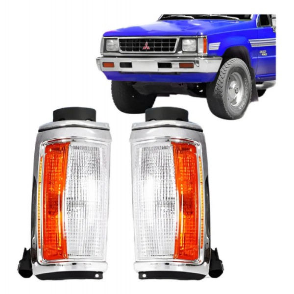 Pisca Seta L200 1992 1993 Até 99 00 01 2002 2003 Aro Cromad