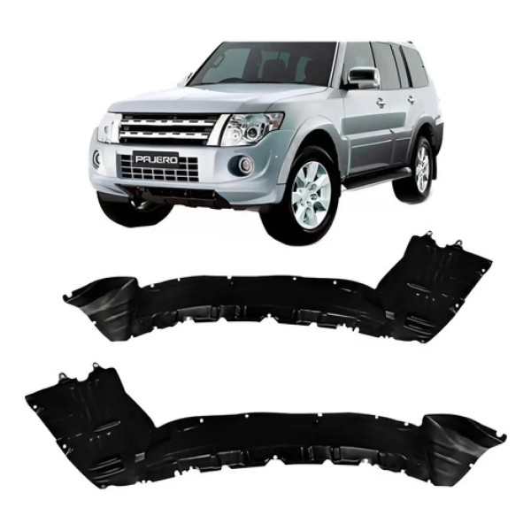 Par Parabarro Dianteiro Pajero Full 2004 A 2007
