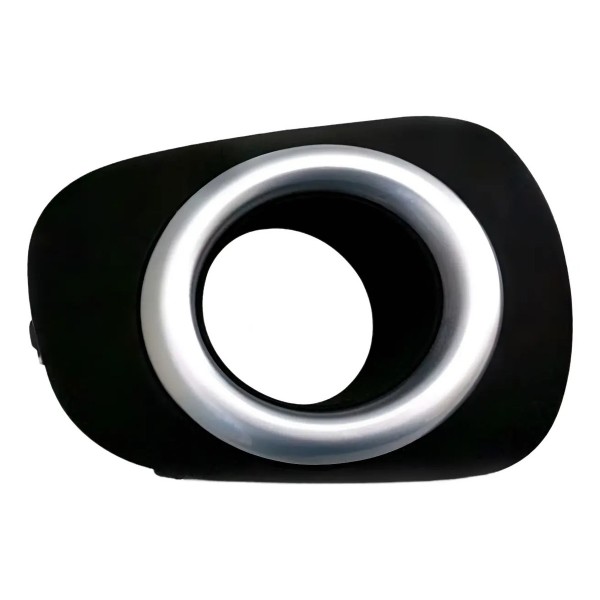 Moldura Milha Auxiliar Triton 2012 2013 Com Furo Aro Cinza