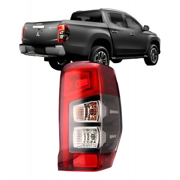 Lanterna Traseira L200 Triton 2021 A 2024 Com Led Direito Direito/passageiro Vermelho