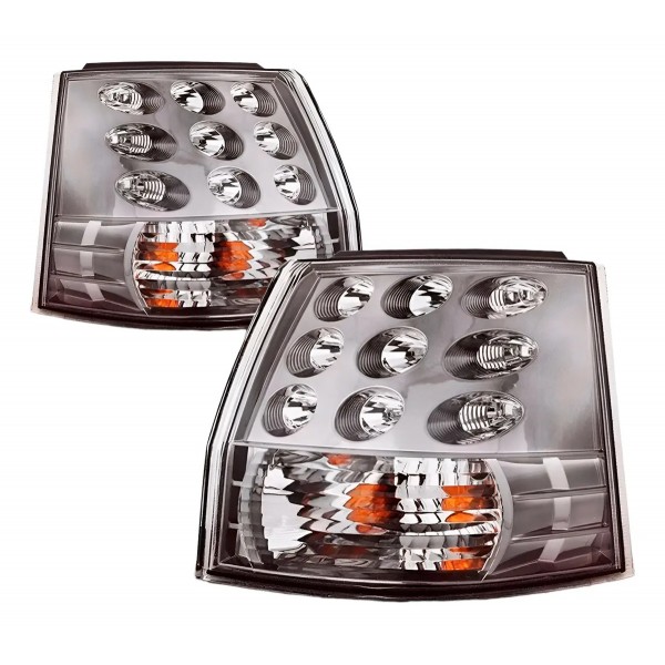 Par Lanterna Traseira Outlander 2007 A 2012 Canto Com Led Ambos Lados