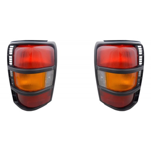 Sinaleira Traseira Pajero 92 93 94 95 96 97 Aro Preto.