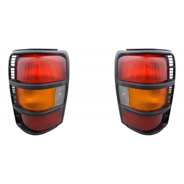 Sinaleira Traseira Pajero 92 93 94 95 96 97 Aro Preto.
