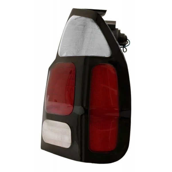Lanterna Traseira Pajero Sport 2000 A 2004 Cristal Aro Preto