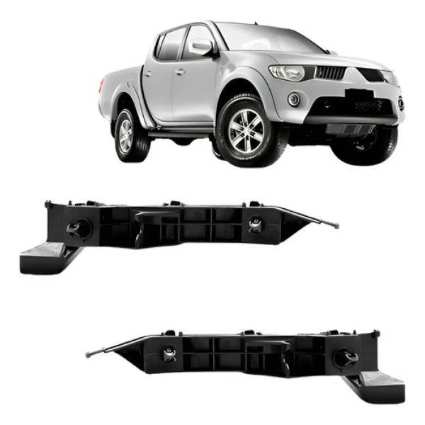 Par Guia Parachoque Dianteiro L200 Triton 2011 2012 A 2015
