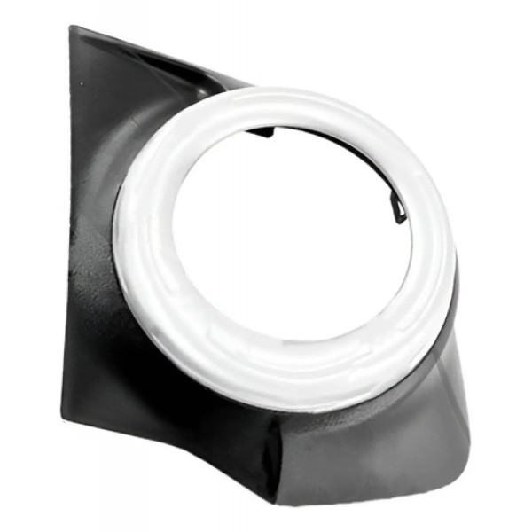 Par Moldura Farol Milha Triton 2016 2017 2018 Aro Cinza Preto