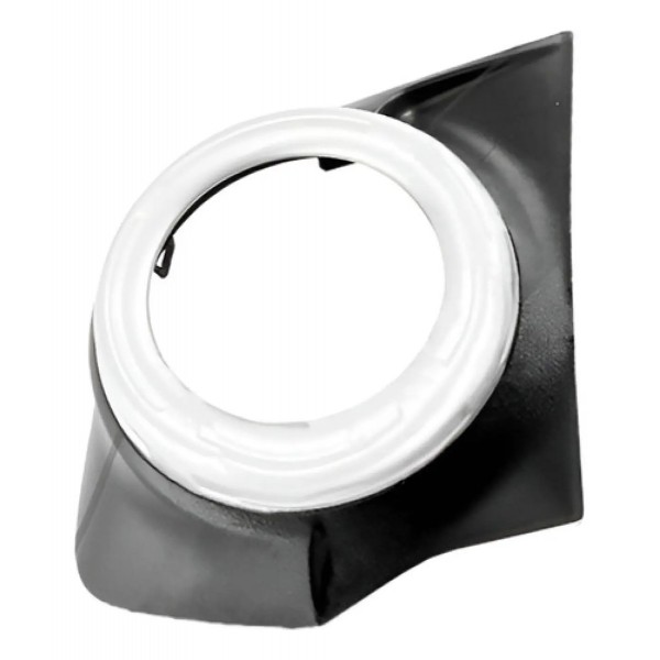 Par Moldura Farol Milha Triton 2016 2017 2018 Aro Cinza Preto