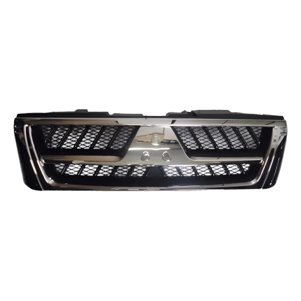 Grade Preta Pajero Full 2003 04 05 06 2007 C/friso Cromado Cromado