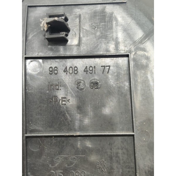 Apoio Descanso Pé Motorista Peugeot 308 2012 A 2015 Preto