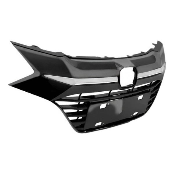 Grade Radiador Hrv 2015 A 2017 Preto C/ Friso Cromado