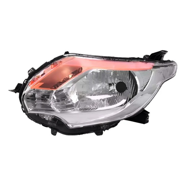 Farol L200 Triton 2017 A 2023 Cromado Pisca Ambar