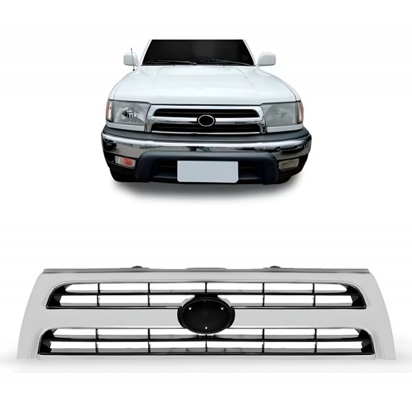 Grade Radiador Para Hilux Sw4 1999 Ate 2004 Cromada