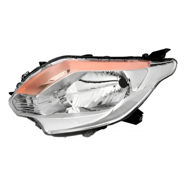 Par Farol Manual Cromado C/ Pisca Âmbar L200 Triton 17 A 20