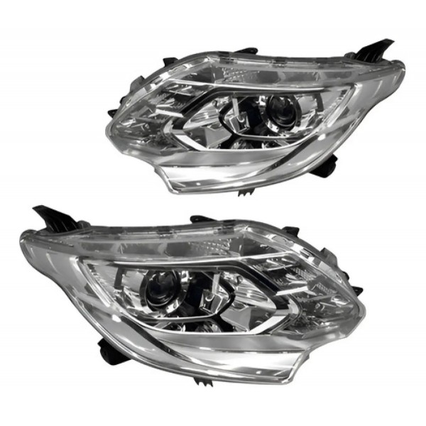 Par Farol Triton 16 A 2018 Cromado Elet S Mo C Led Pisc Azul