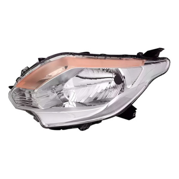 Farol L200 Triton 2016 2017 Manual Cromado Com Pisca Âmbar